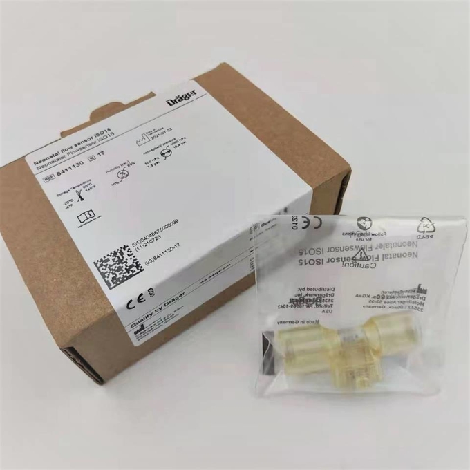 原装 DRAGER NEONATAL FLOW SENSOR ISO15 配件呼吸机 8411130 0