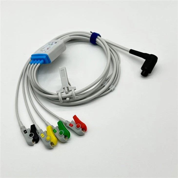 Corpuls 4 Lead ECG Cable And Leadwires IEC Clip