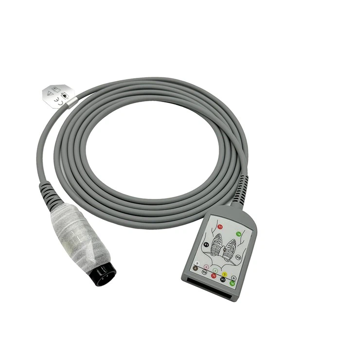 Cable de tronc d'Edan ECG aha/iec 6- pin 2,7m ET05DGS061