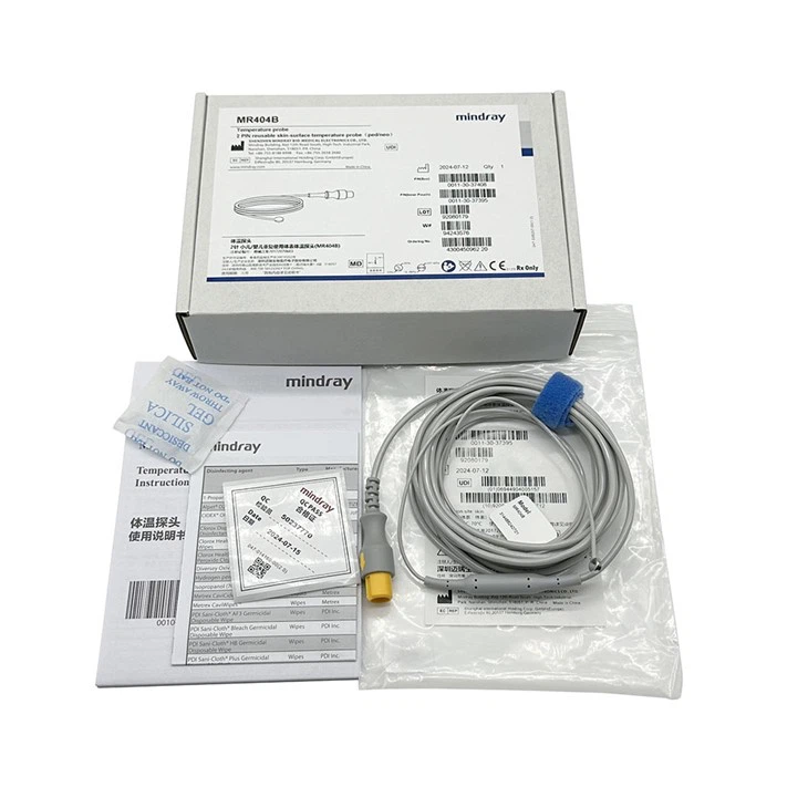 Sonda de temperatura de la pell reutilitzable pediàtrica neonatal Mindray MR404B