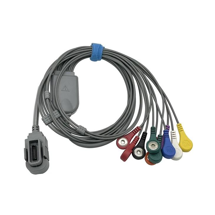 Cable Holter ECG de 10 derivacions NORAV amb extrems a pressió
