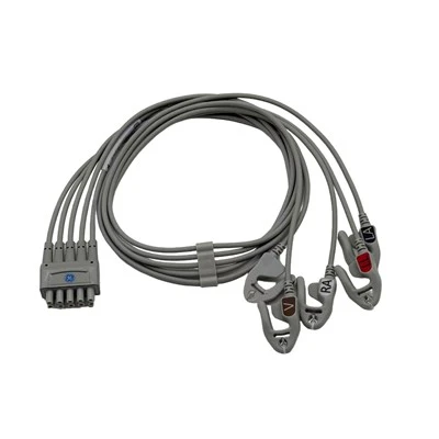 Conjunt de cables de plom ECG original de GE de 5 derivacions AHA 2106389-001