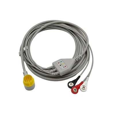 Lifegain CU-HD1 12Cable ECG d'una sola peça 3 cables
